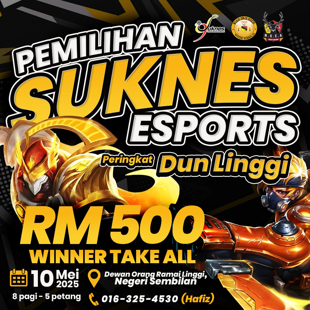PEMILIHAN SUKNES ESPORTS PERINGKAT DUN LINGGI