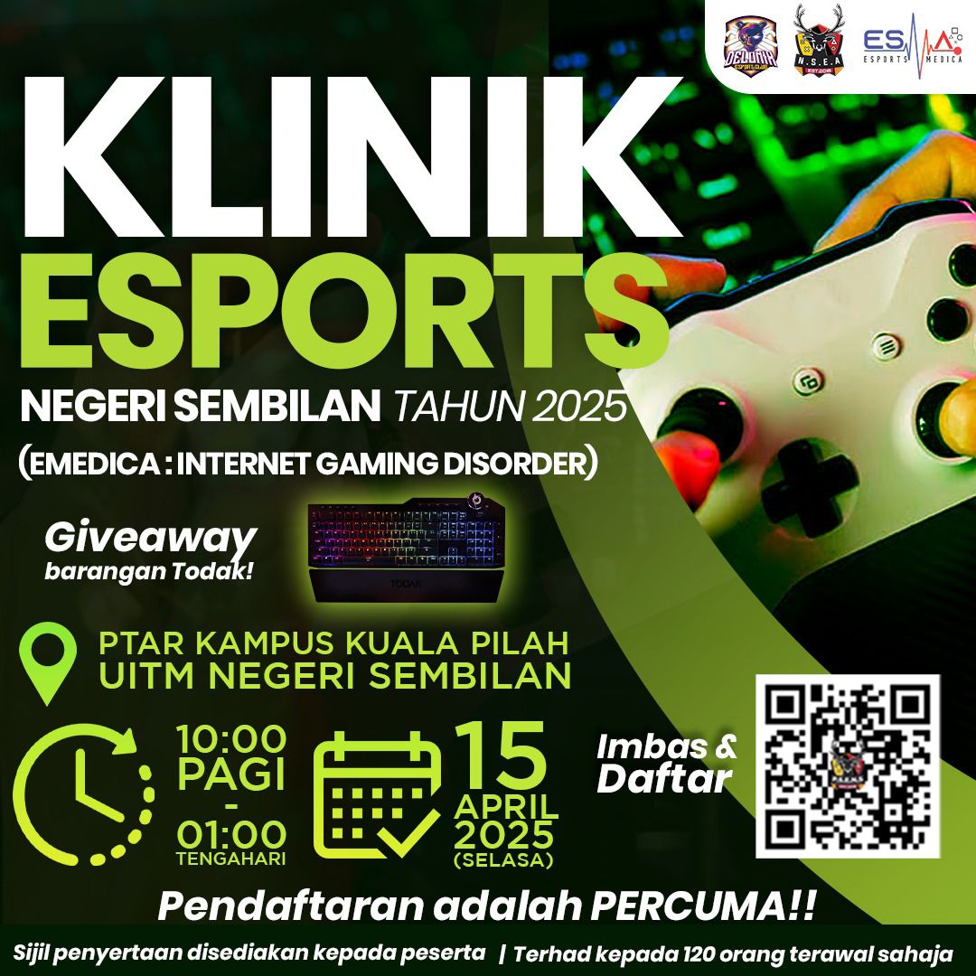 KLINIK ESPORTS NEGERI SEMBILAN TAHUN 2025
