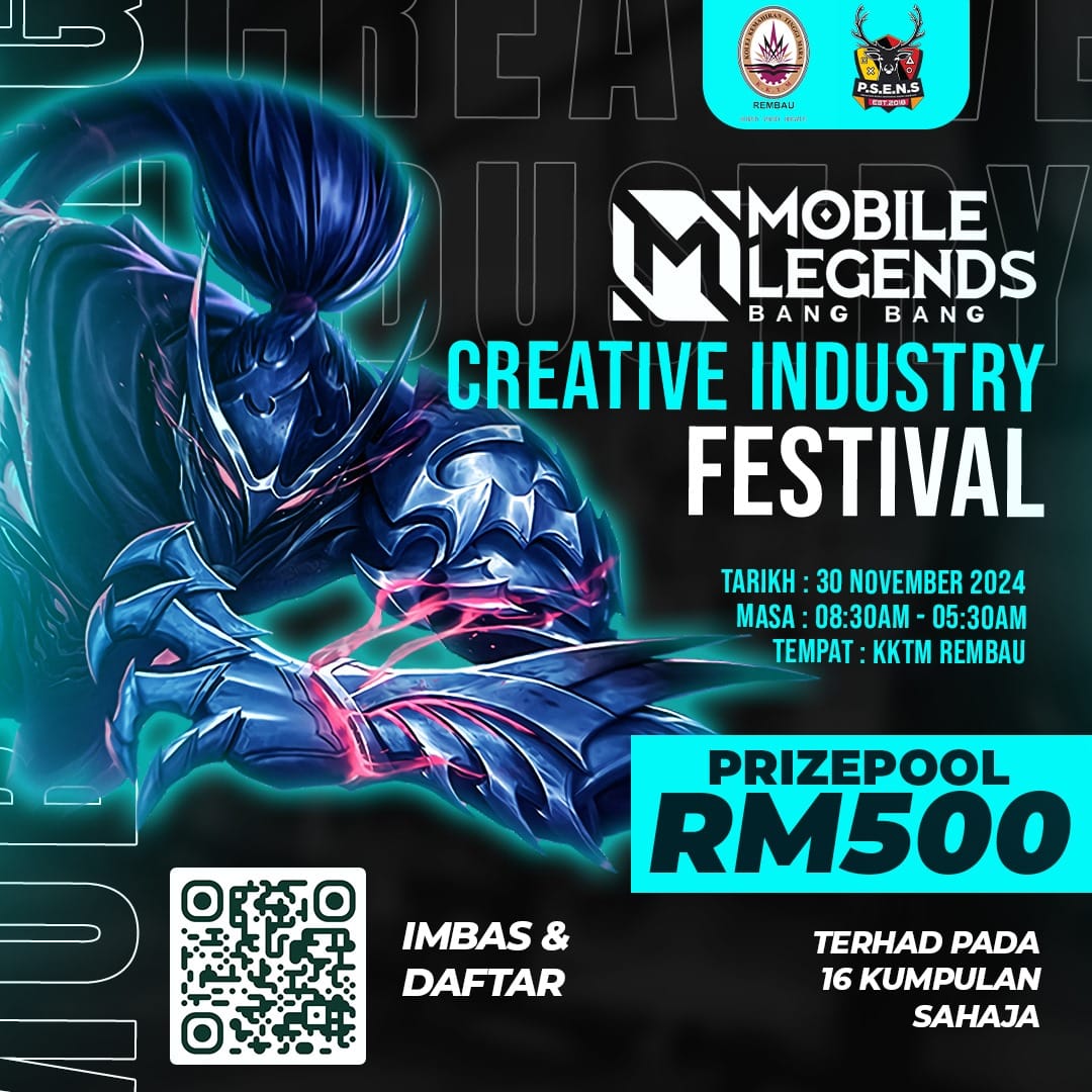KEJOHANAN MLBB SEMPENA CREATIVE INDUSTRY FESTIVAL 2024