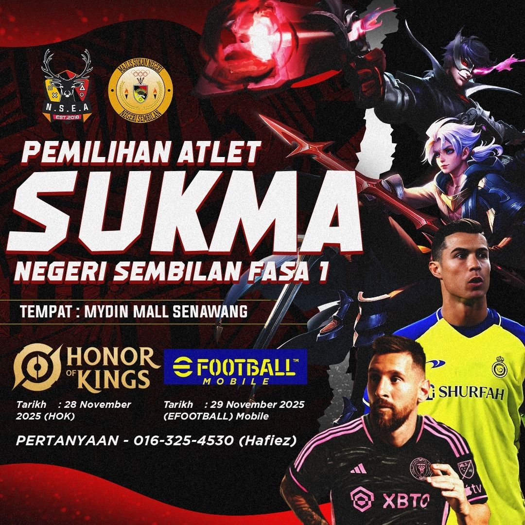 PEMILIHAN ATLET SUKMA NEGERI SEMBILAN – FASA 1